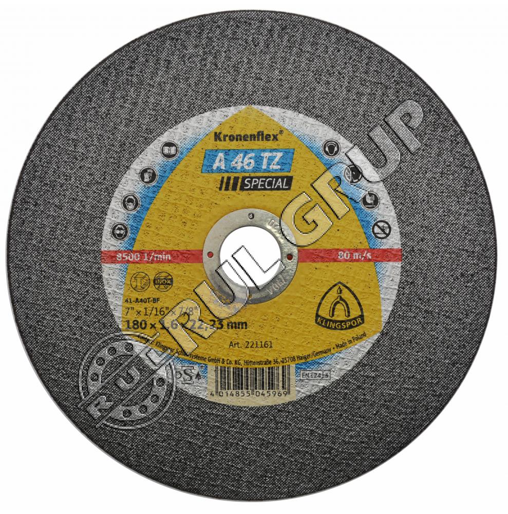 DISC DEBITAT A46TZ SP 180X1,6X22MM INOX KLINGSPOR 